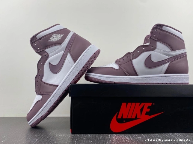 Official Maikesneakers Sky Mauve DZ5485-105 Air J 1 Jordan OG High 0708